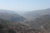 Depuis la grotte, vue sur la vallée, 1250 m d'altitude