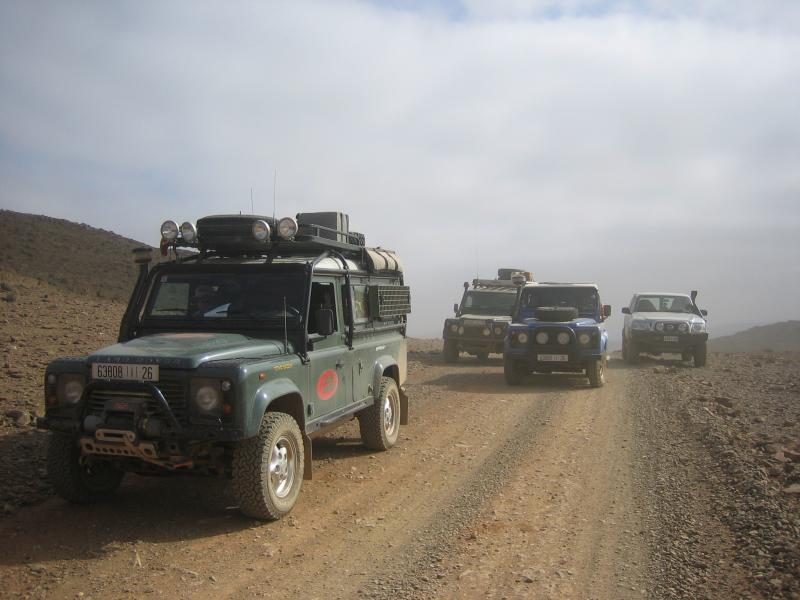 C'est là, après quatre jours de piste depuis Marrakech, que l'aventure commence !