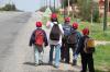 Distribution de casquettes après Bouizakarne