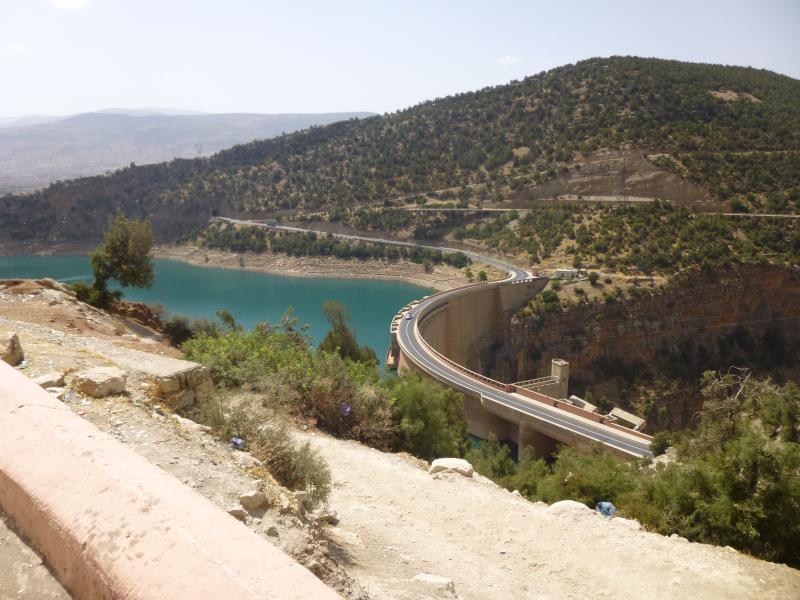 Le barrage du Lac Bin Al Ouidane
