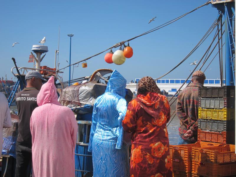 Sur le port d'Essaouira